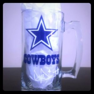Cowboys Glass Mug
